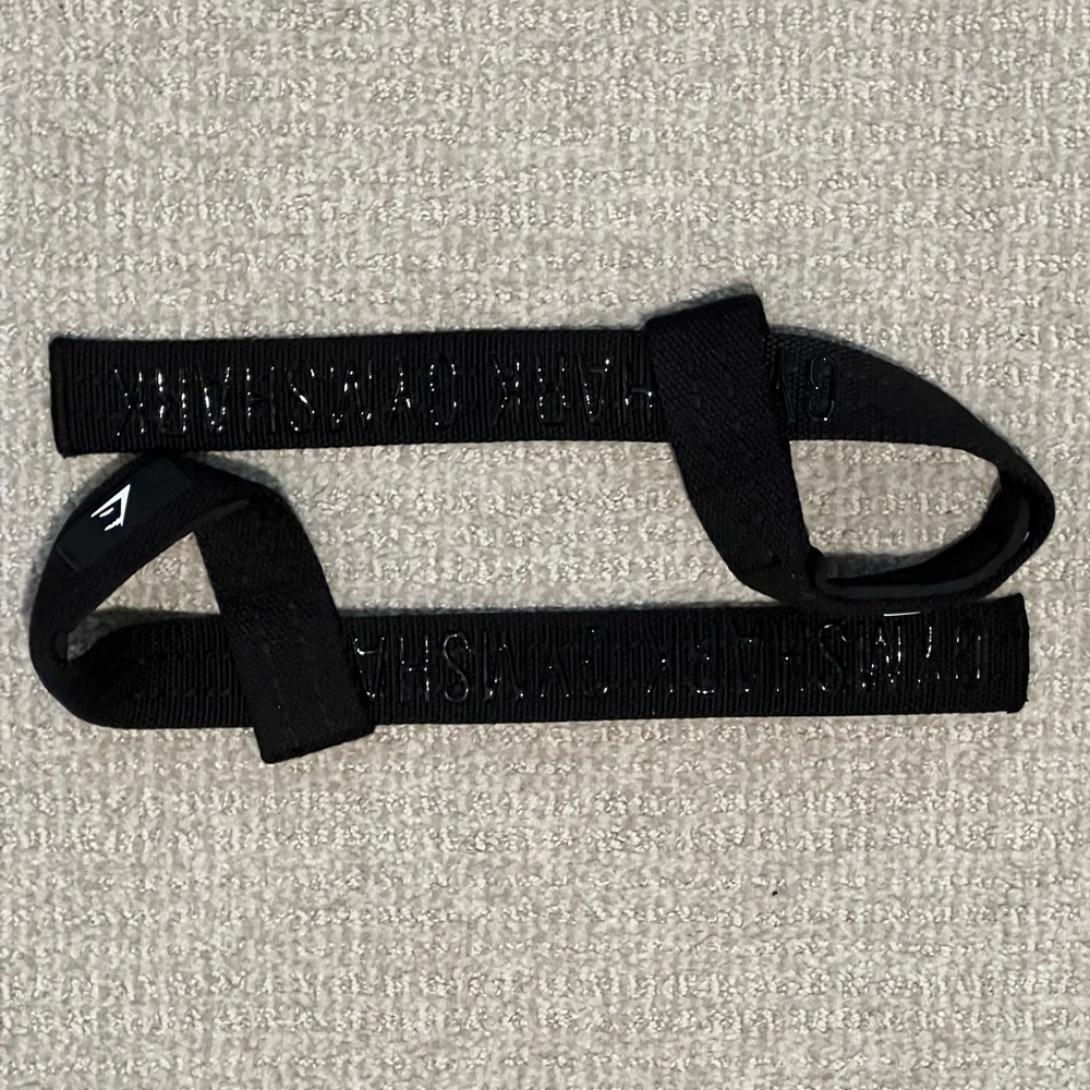 Gymshark Lifting Straps | Black OS
